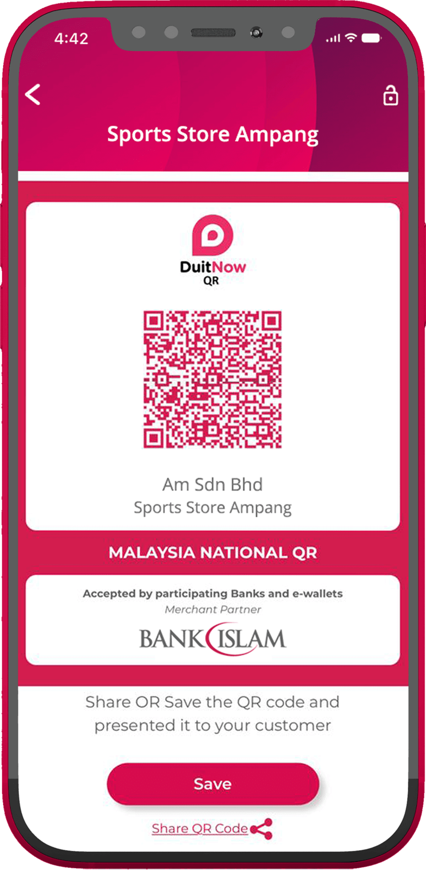 Bini Qr Code BIMB Biz - Business Banking Solutions by Bank Islam